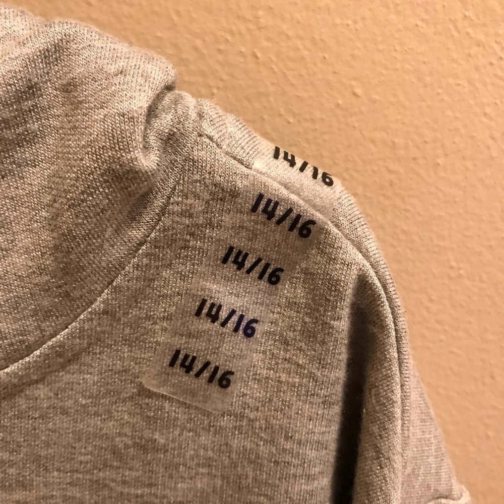 Justice girl’s grey hoodie size 14/16. NWT - Picture 2 of 4